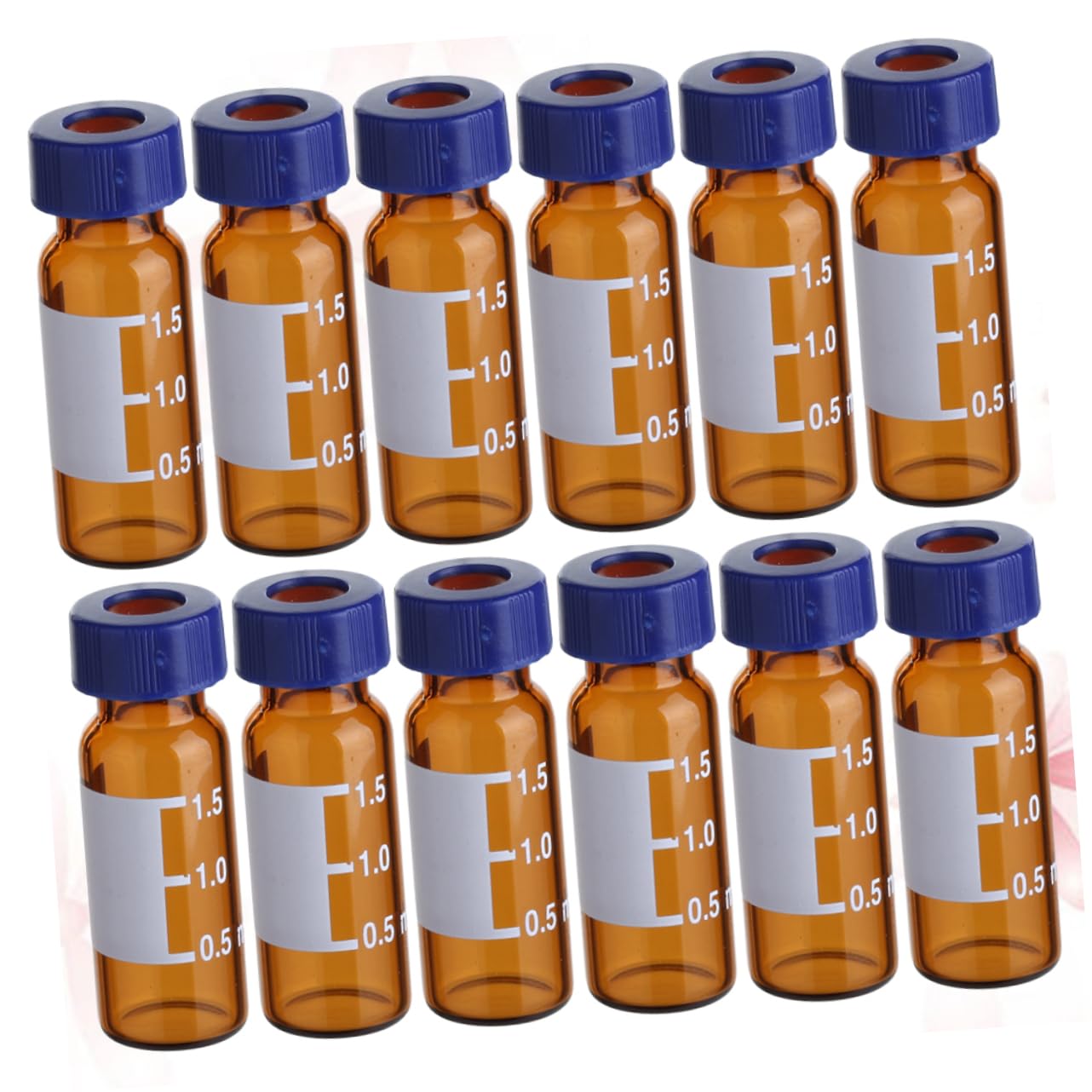 Ciieeo 10 Sätze Sampling Vials Glasflaschen Mit Schraubverschluss Für Probenahme Laboranwendungen Kosmetik Pharmazie Für Lichtschutz Aufbewahrung 100 Stück * 10