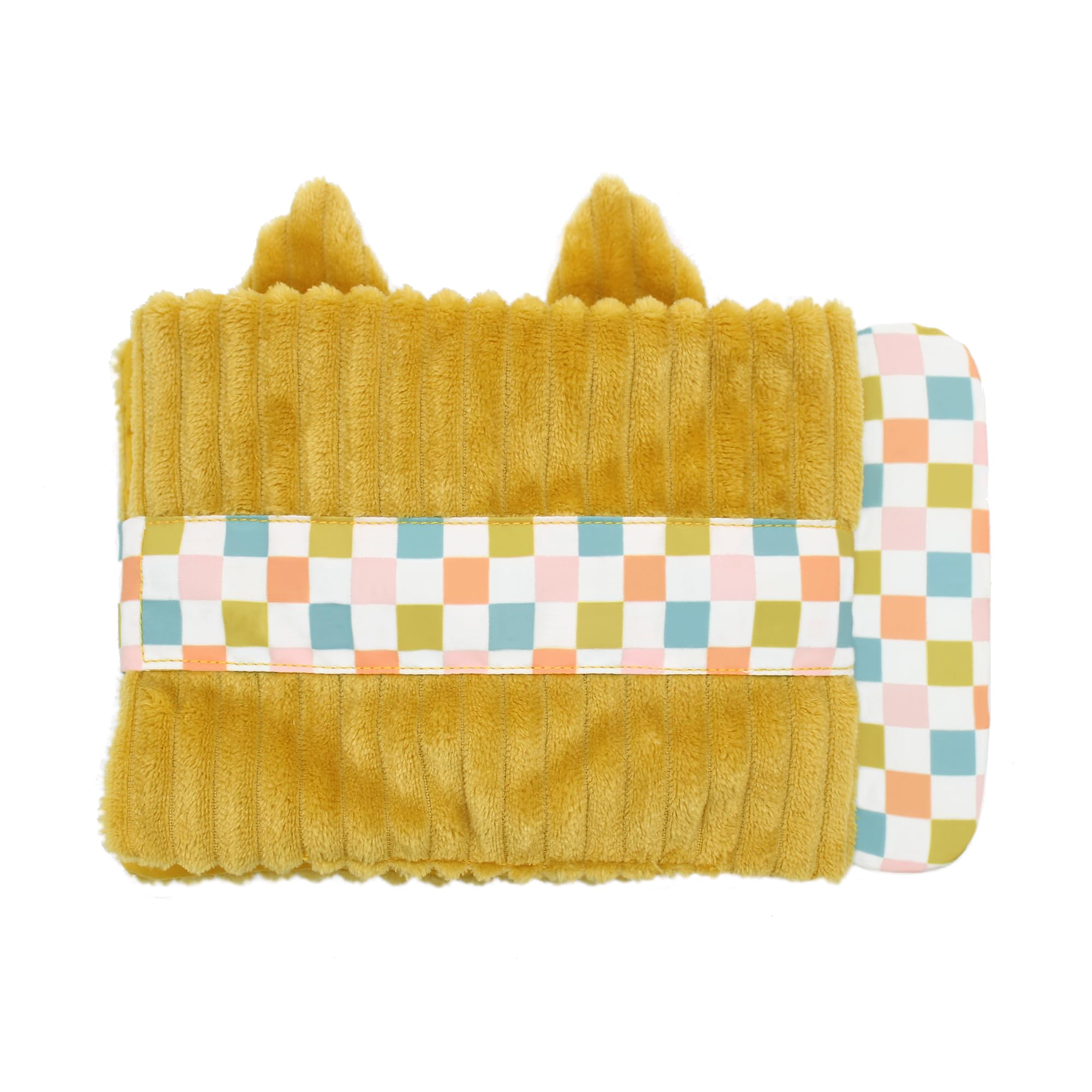 Les Déglingos - Fotoalbum Baby Cyranos der Fuchs – 10 Hüllen 10 x 15 cm – ideal für Krippe – Kindergarten – recycelte Füllung – Senfgelb