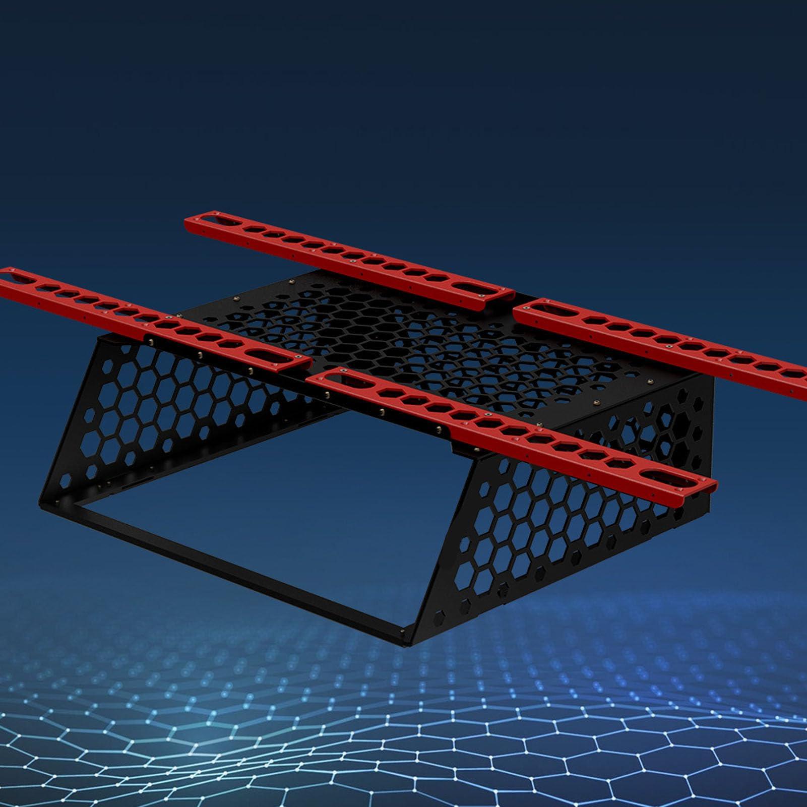 ViaGasaFamido AMS Stand Riser Wytrzymały Aluminiowy Uchwyt na Akcesoria do Kreatywnego Drukowania 3D i drukarkę Lab P1S X1