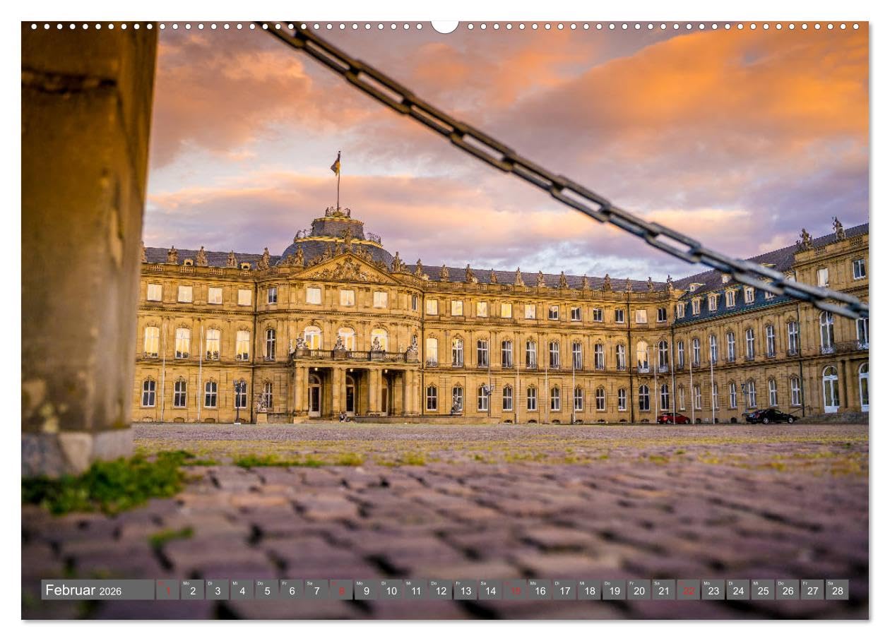Historisches Stuttgart 2026 (hochwertiger Premium Wandkalender 2026 DIN A2 quer), Kunstdruck in Hochglanz