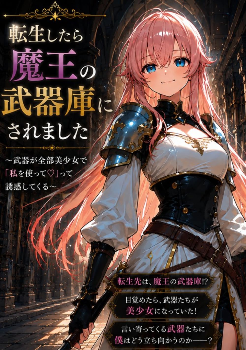 転生したら魔王の武器庫にされました: 武器が全部美少女で「私を使って」って誘惑してくる 「早く私を振るって」って迫ってくるんだけど、これって夢じゃないよな！？