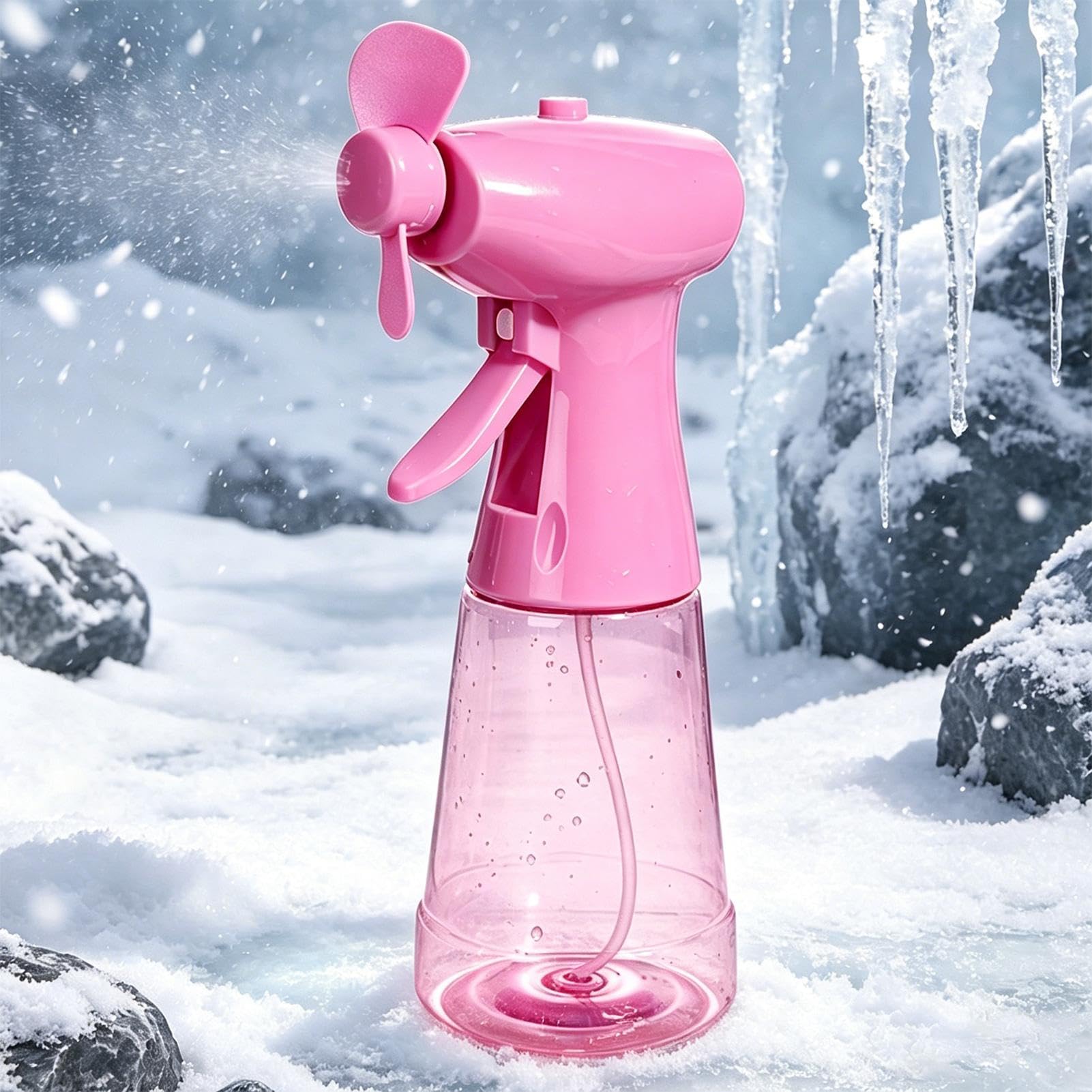 Water Spray Fan - Small Water Misting Fan | Mini Desk Cooler