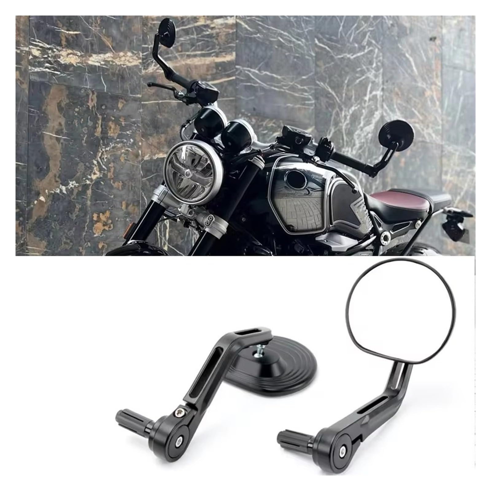 Specchietti Moto Manubrio Per BMW Per Rninet Per Scrambler Per Per Scrambler Per Urban G/S Specchietto retrovisore moto Accessori