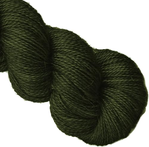 Miniatura 7 de Living Dreams Queen Anne LACE - Ovillo de lana 100% suave color verde hierba