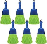 Vista 12 de LOLA Escoba de batir resistente, cepillo de mano, cerdas duraderas, barre la suciedad y los desechos, compacta, agujero para colgar para fácil