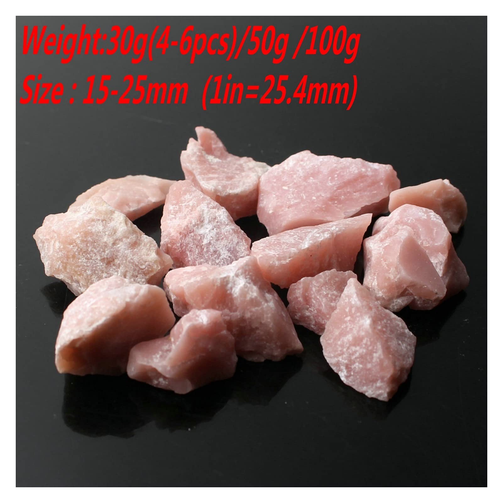 Natural Pink Opal Crystal specimen mineral a offrir pour anniversaire