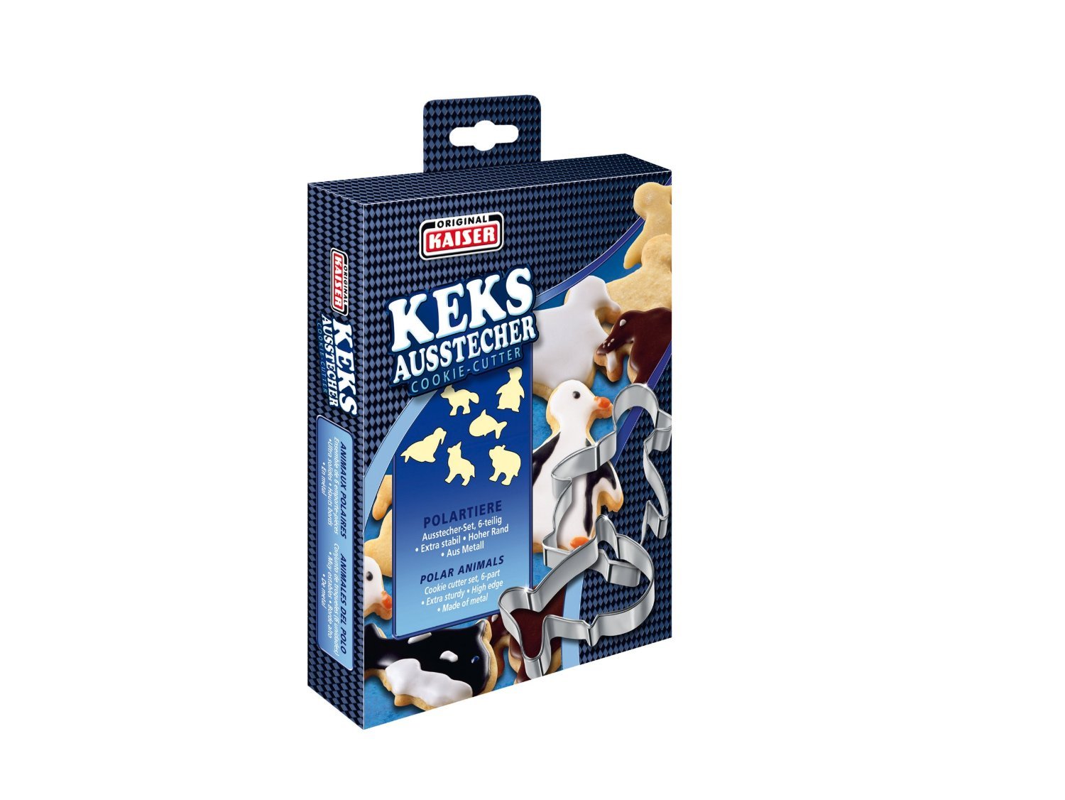 Original Kaiser "Polar Animals" Cookie Cutters ~ Set of 6!