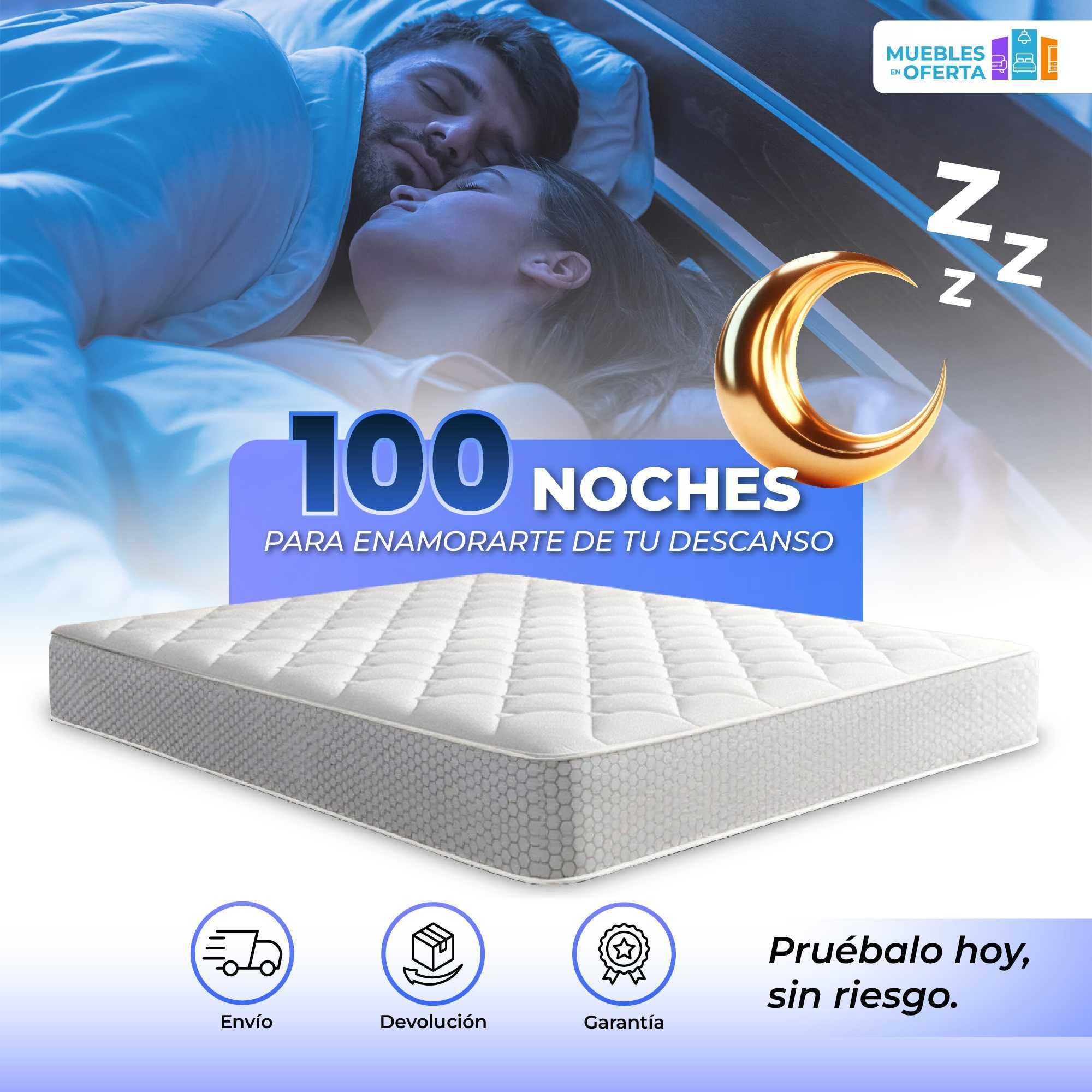 Colchon Viscoelastico 135 x 190 Elite Silver de 30 cm, Gama Alta, Ortopédico Profesional, Colchones 135x190 con Tecnología Fresh y Tratamiento Antiacaros