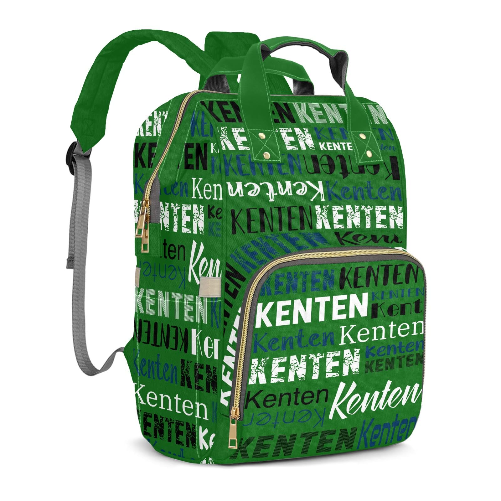 Large Capacity Custom Diaper Bag Backpack for Baby Boy Girl with Name - Waterproof Personalized Baby Bag Mom Nappy Bag, Multifunctional Customized Stylish Travel Daypack for Women