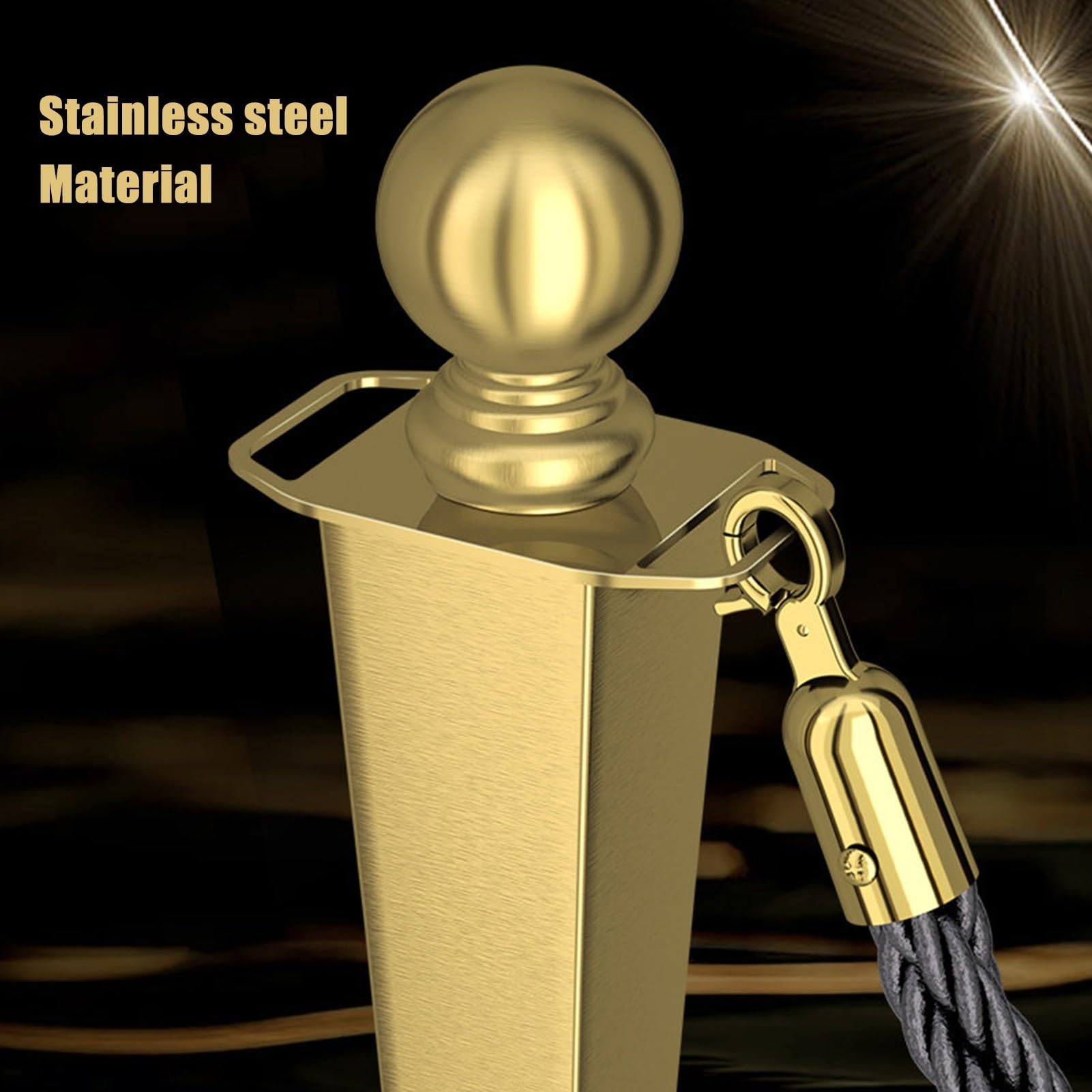 Stanchion for Barriera in Acciaio Inossidabile a Forma di Clessidra