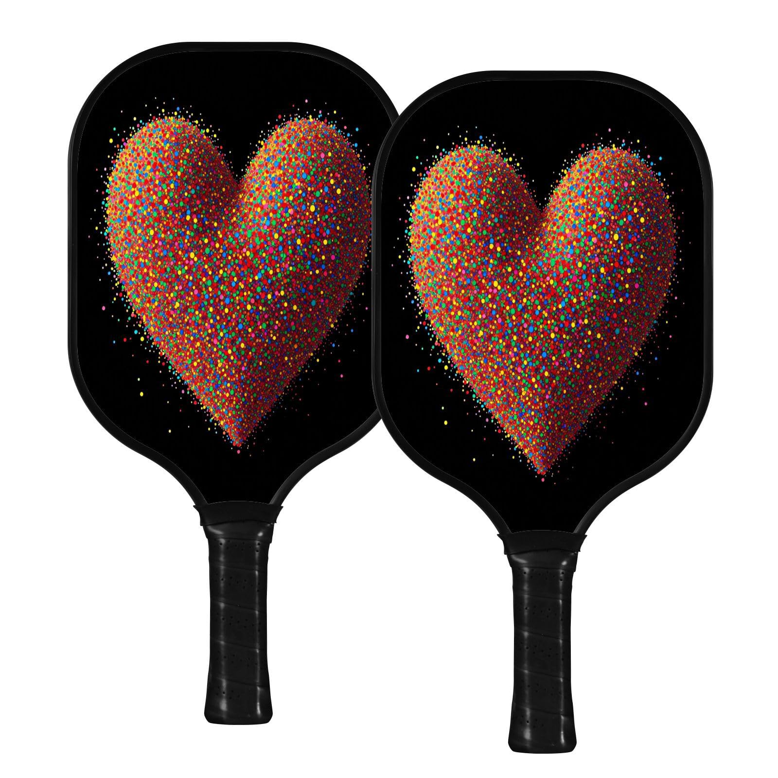 Serce kolorowe 1 rozszerzone wiosło Sweet Spot Pickleball