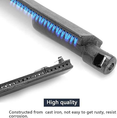 Miniatura 4 de Hongso Juego de tubos de quemador de gas de hierro fundido de 15 34 pulgadas, piezas de repuesto para barbacoa Old Bull de 4 quemadores, Nexgrill