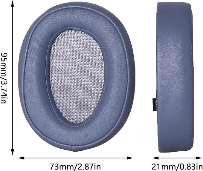 Almohadillas de reemplazo para Sony MDR-100AAP azul lunar miniatura 4