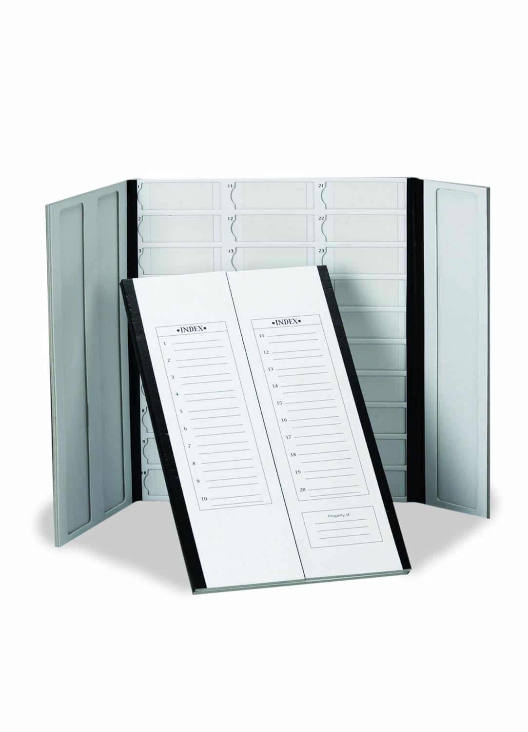 Heathrow Scientific Cardboard Slide Tray with Black Trim, Holds 30