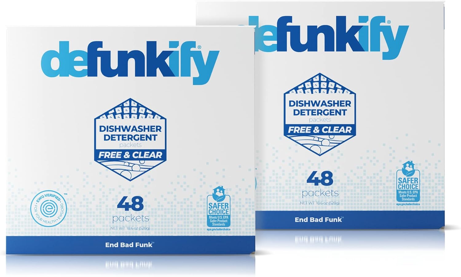 Defunkify Automatic Dishwasher Detergent Free & Clear, EWG Verified, ProvenSafe