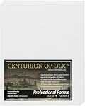 Centurion Deluxe Professional Oil Primed Linen Canvas Panels - 6"x9" - 3 Pack of Linen Canvases for Painting, Artwork and More