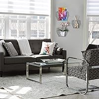 Vista 6 de Blue Donuts Juego de 3 cestas de frutas para colgar en la pared, juego de 3 cestas de alambre para almacenamiento, organizador de pared, cesta Negro