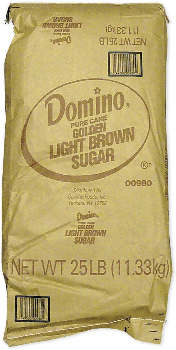 Domino Light Brown Sugar 25 lbs.