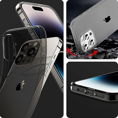 Vista 99 de TENOC Funda para teléfono compatible con iPhone 13 Pro Max, funda transparente a prueba de golpes protectora delgada para 6.7 pulgadas