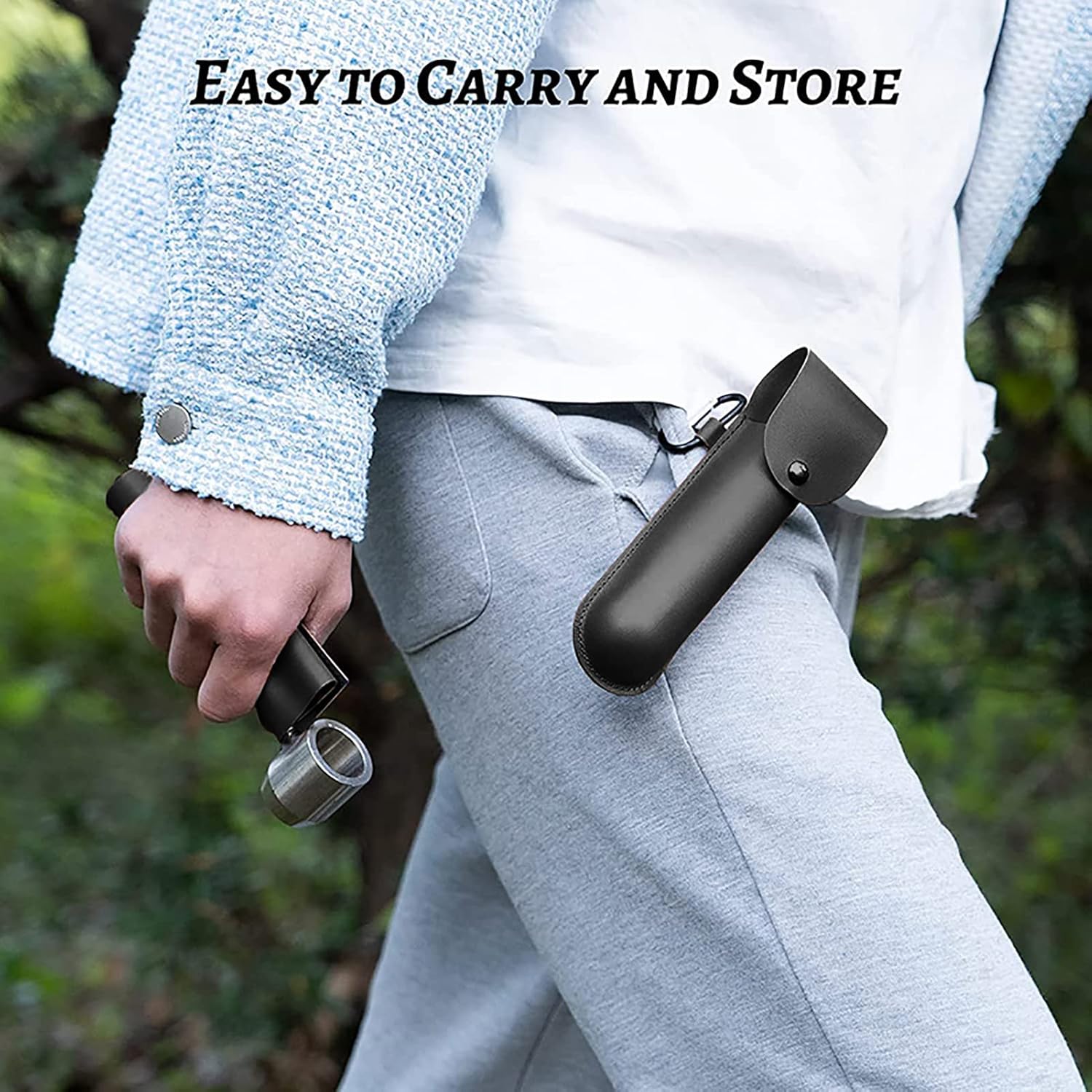 Bushcraft Gear for Survival Settlers Bushscraft Hand Auger Wrench with Flint Scotch Eye Wood Drill Peg and Manual Hole Maker Multitool with leather Case Camping Bushcrafting and Outdoor Backpacking