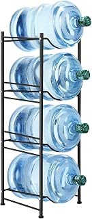5 Gallon Water Cooler Jug Rack, 4 Tier Detachable Water Bottle Storage Rack, Heavy Duty Water Bottle Organization for Home, Office