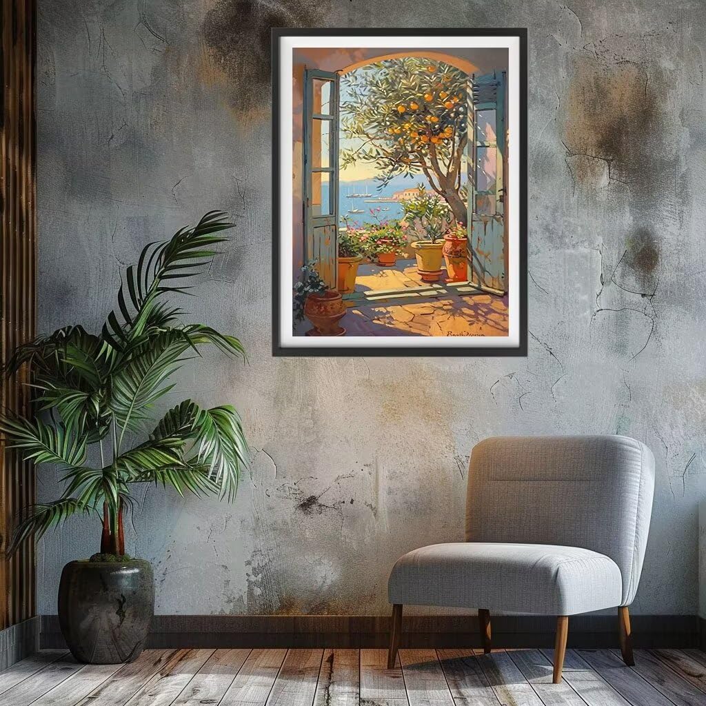 Dipingere con I Nueri Adulti Giapponese,paesaggio Paint by Nubers