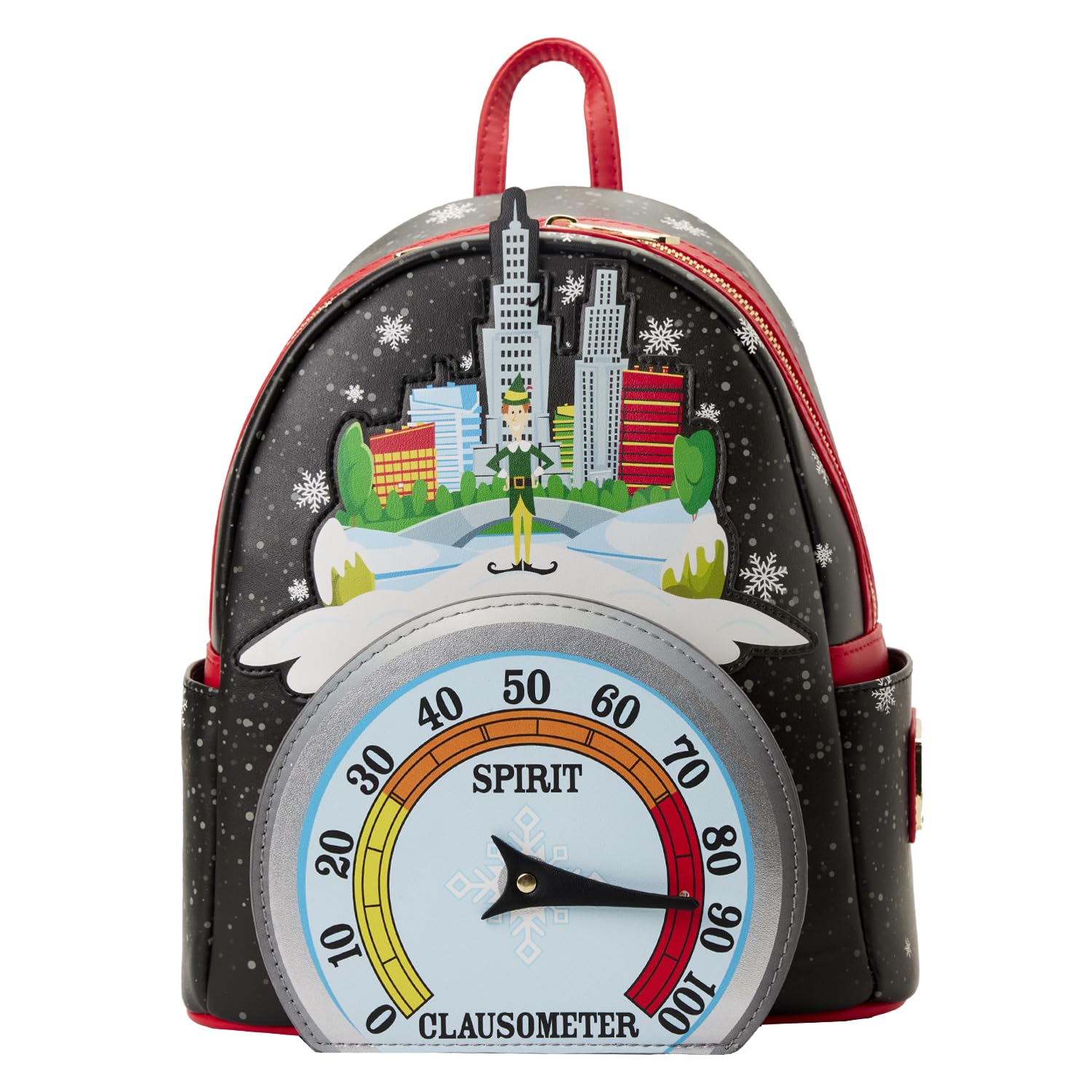 Brand new Elf New York City Loungefly Backpack Loungefly Wb Elf 20Th Anniversary Cosplay Mini Backpack  main image 4