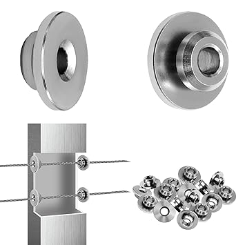 20Pack Cable Railing Grommet, 5/32