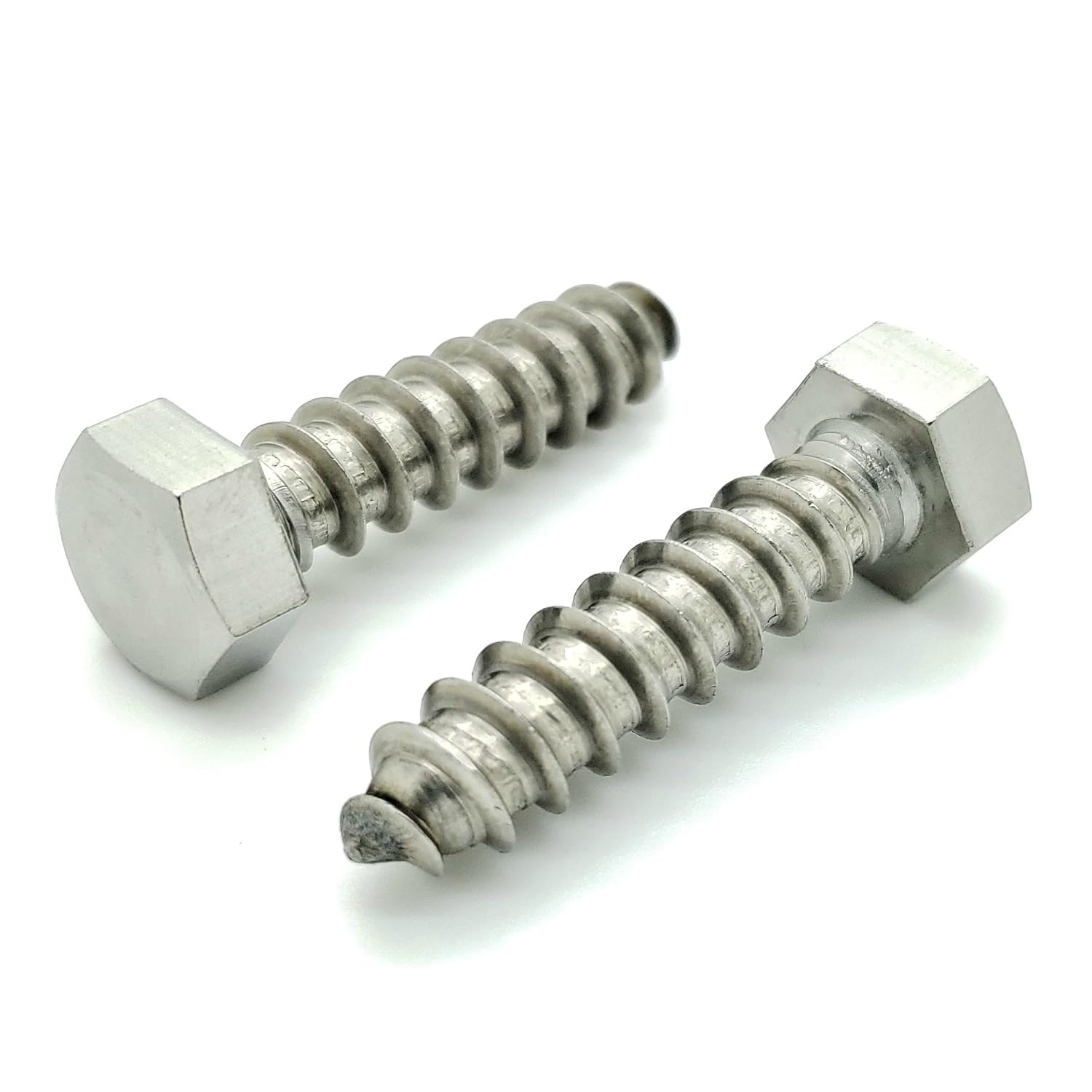 20 Qty 3/8 x 1-1/2 304 Stainless Steel Hex Lag Bolt Screws (BCP1152)