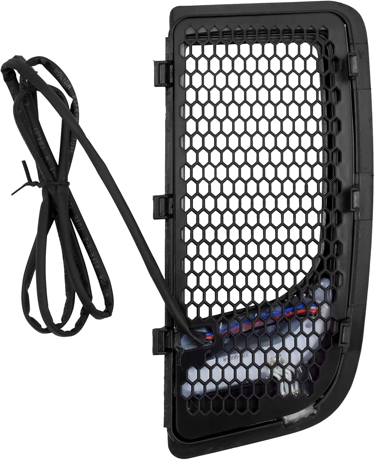 Motorcycle LED Fairing Lower Grills Turn Signal Light Running Light Fit for Harley Touring Street Gilde Road Gilde Electra Glide Ultra Limited 2014-2023 (Black)