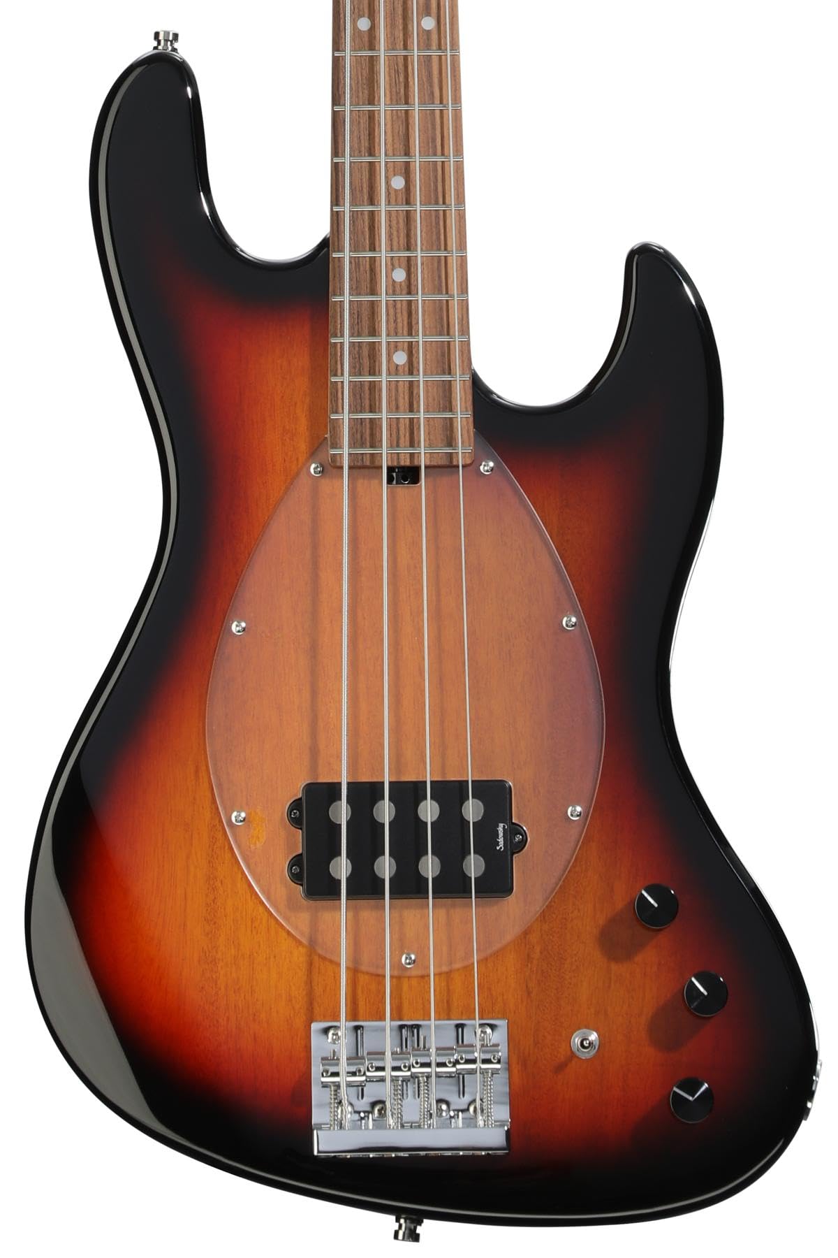 Sadowsky MetroExpress Vintage M Bass Guitar - Tobacco Sunburst Transparent, Morado Fingerboard