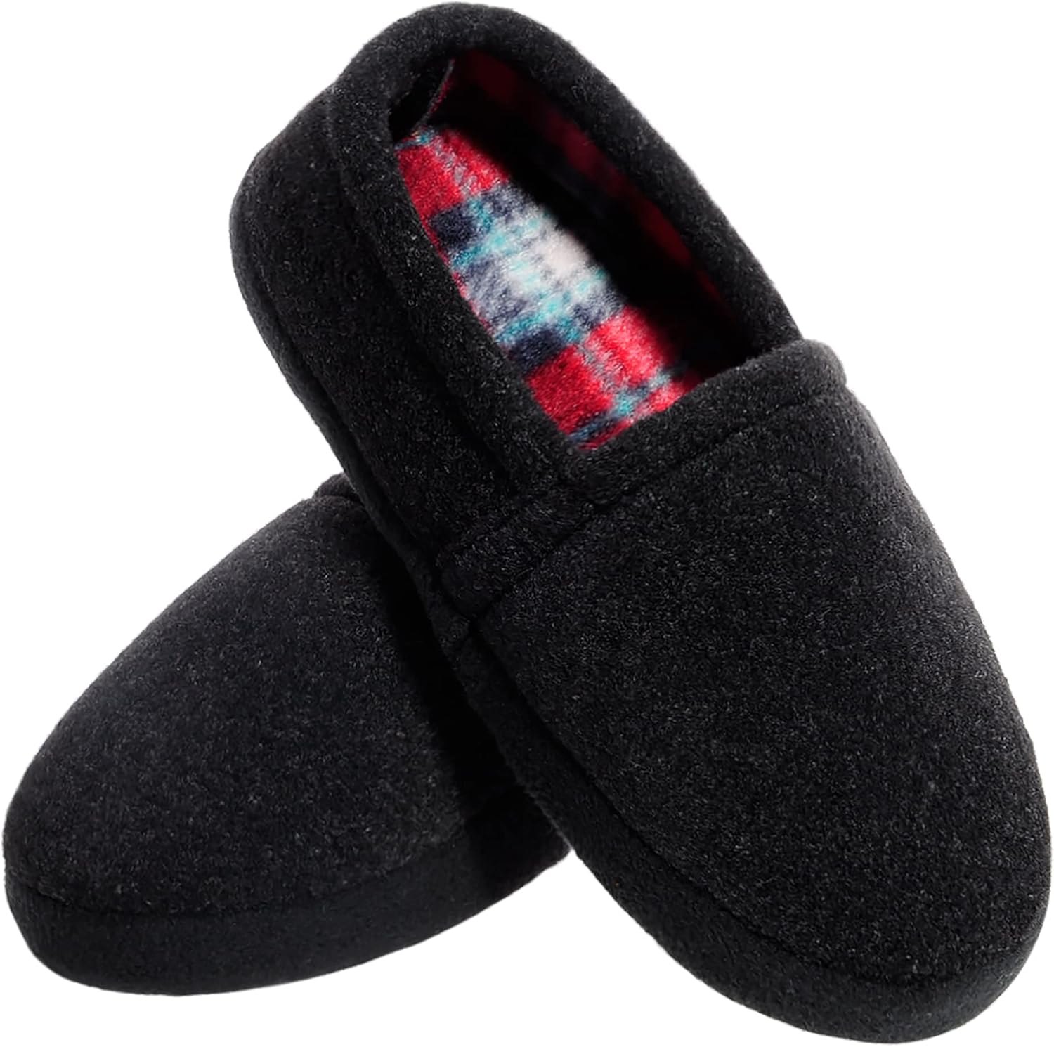  | festooning Kids Boys Comfy Warm Indoor House Slippers Fleece Memory Foam Shoes | Slippers