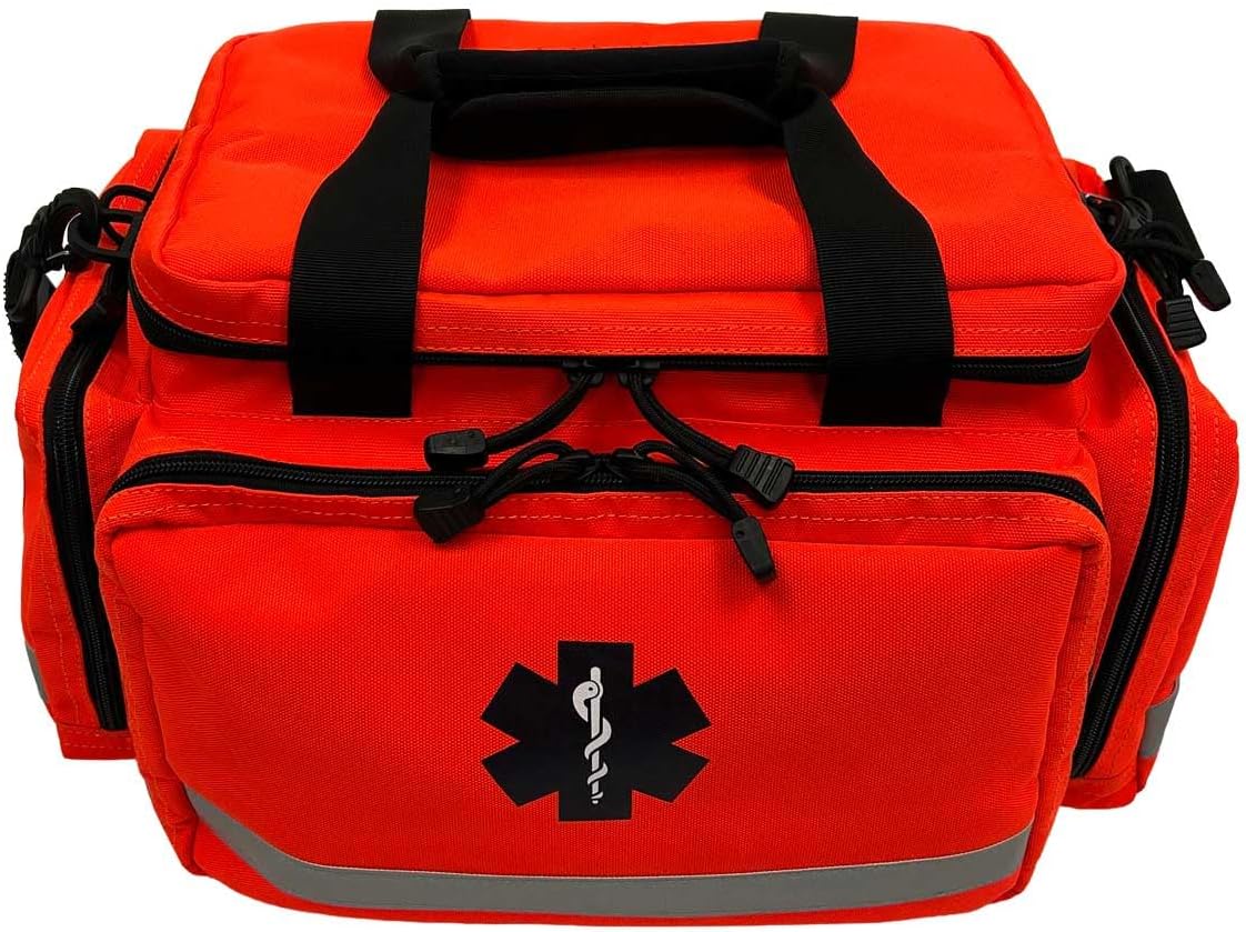 Rescue Essentials First Responder Vehicle Kit - EMS, EMT, Paramedic Emergency First Aid Bag