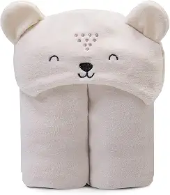 Papi Cobertor De Microfibra Para Bebê Mami Bichuus Com Capuz Bord 1 10M X 85Cm Contém 01 Un