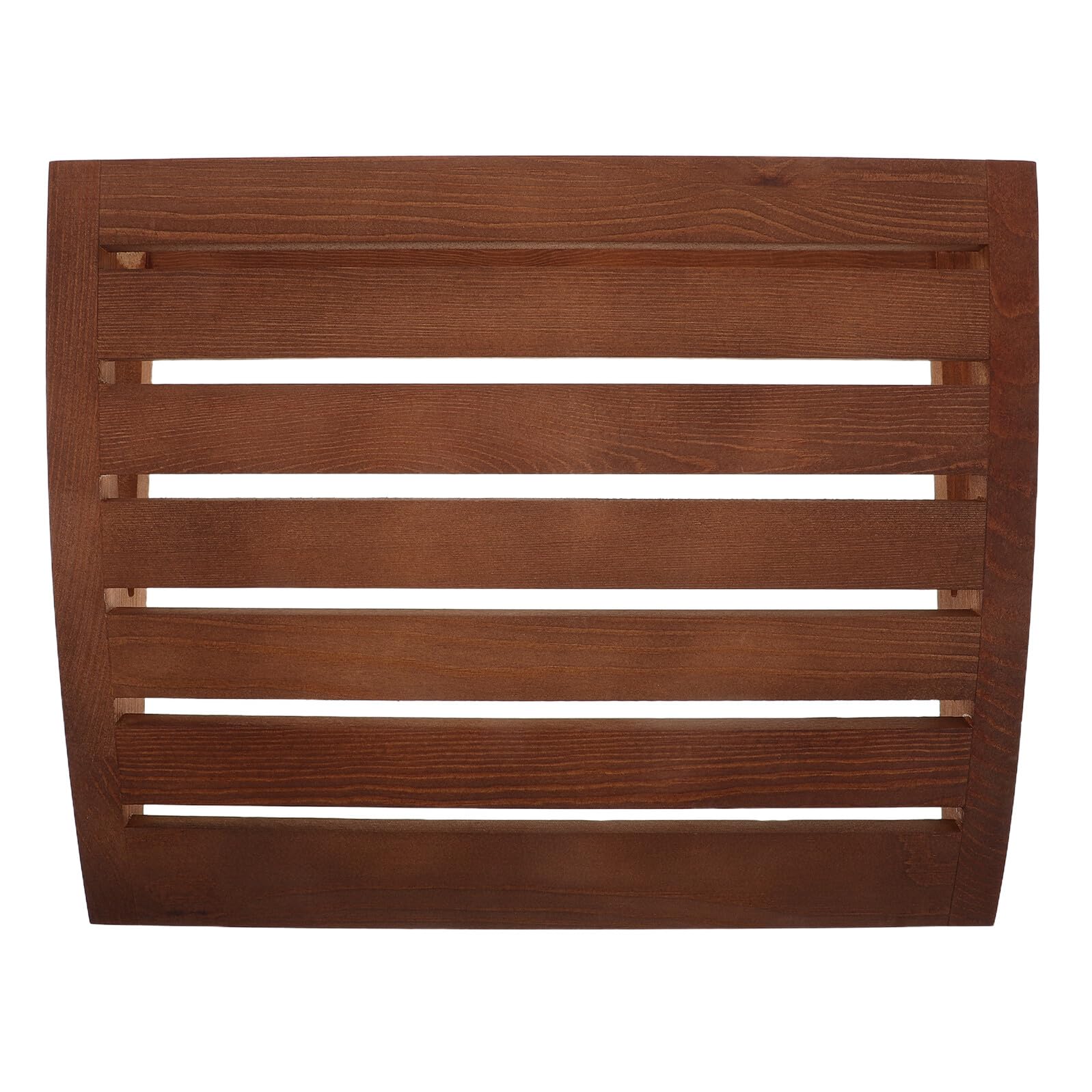 DOITOOL Oreiller Cervical de Sauna en Bois Massif 38 X 30 X 7 Cm, Accessoire Ergonomique Antidérapant pour Spa et Hammam, Soutien Cervical Naturel pour Détente et Relaxation en Cabine