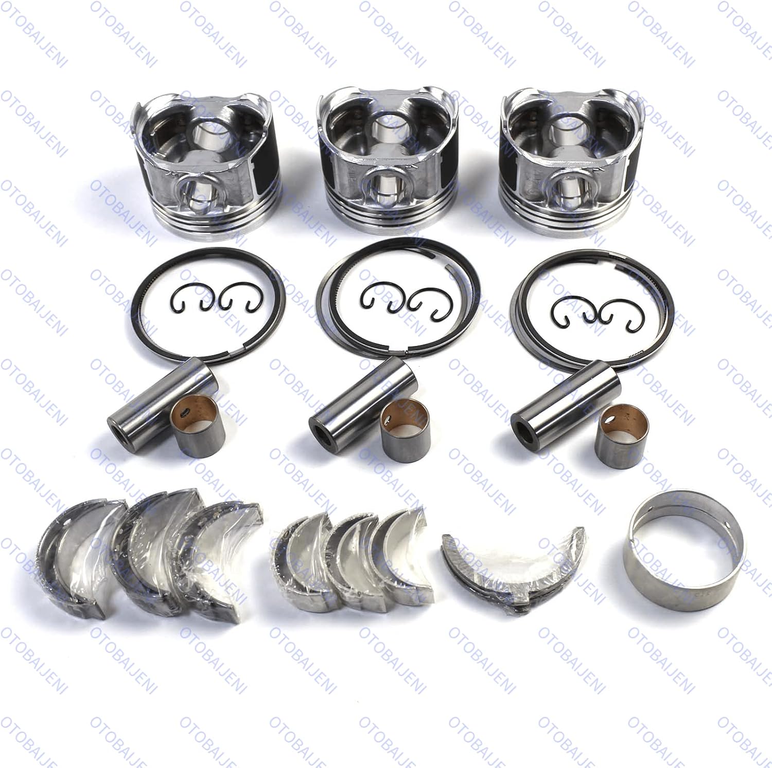 D902 Engine Overhaul Rebuild Kit with Valve Kit for Kubota D902 Engine Excavator KX41-3 Tractor BX24 BX25 BX2230D BX2350D BX2360 RTV900 Engine Rebuild/Repair Aftermarket Parts