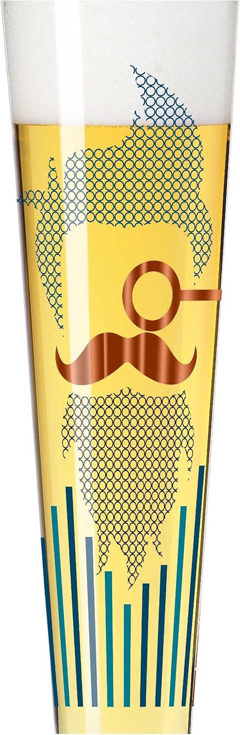 1011010 Beer Glass 330 ml - Heldenfest Series, Motif No. 10 Barber