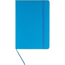 Fabriano Ecoqua Plus Stitch-Bound Notebook, 5.8" x 8.3", A5, Graph, Turquoise
