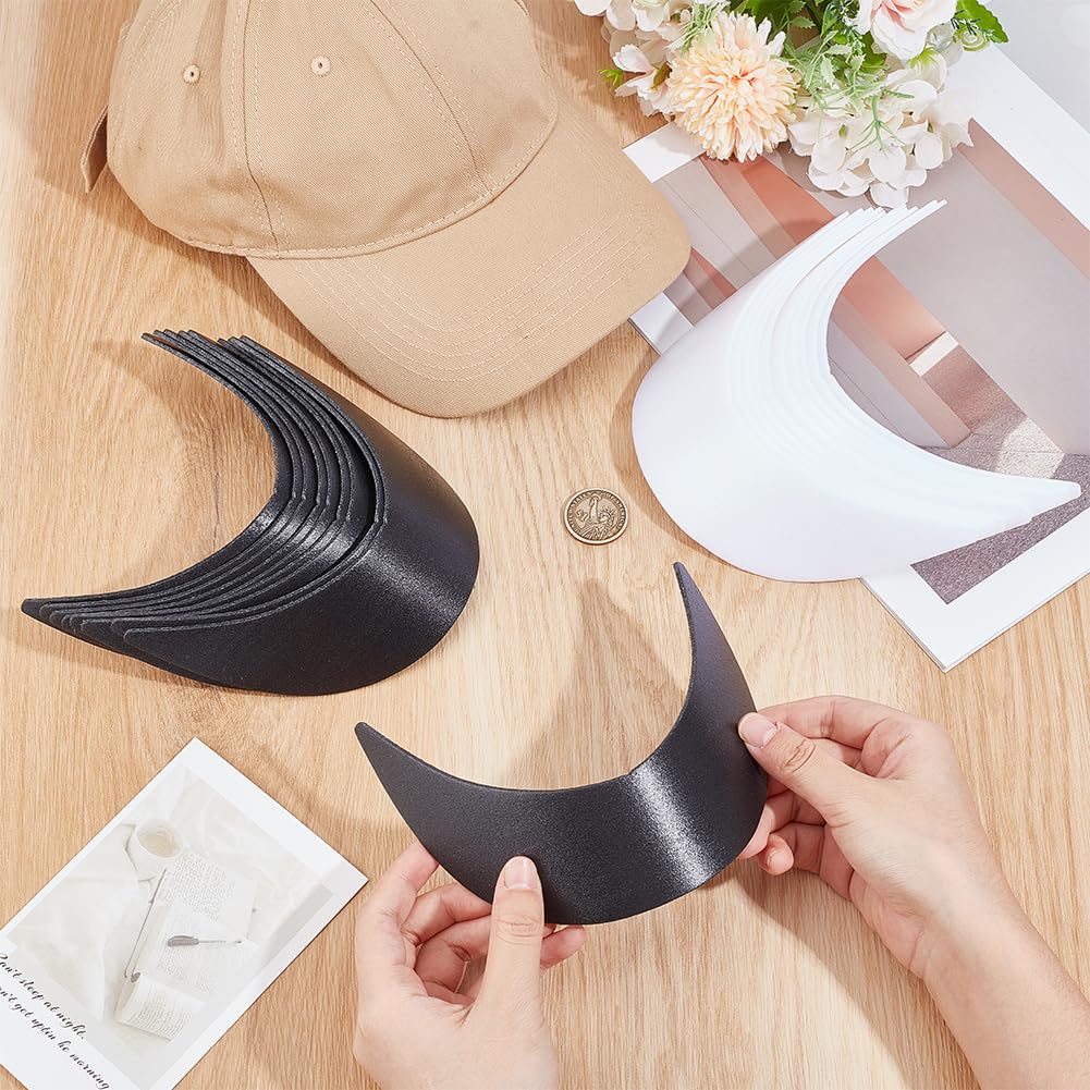 10 pezzi berretto da baseball tesa visiera cappello visiera inserti modellanti cappello da sole scudo cappello supporto berretti fodere-in visiera  200000297