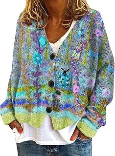 Chaqueta tipo cárdigan informal con estampado abstracto navideño nuevo para mujer Chaqueta Lana Gruesa Mujer Anorak Mujer Talla Grande Chaqueta Mujer Waterproof Cazadora De Aviador Mujer