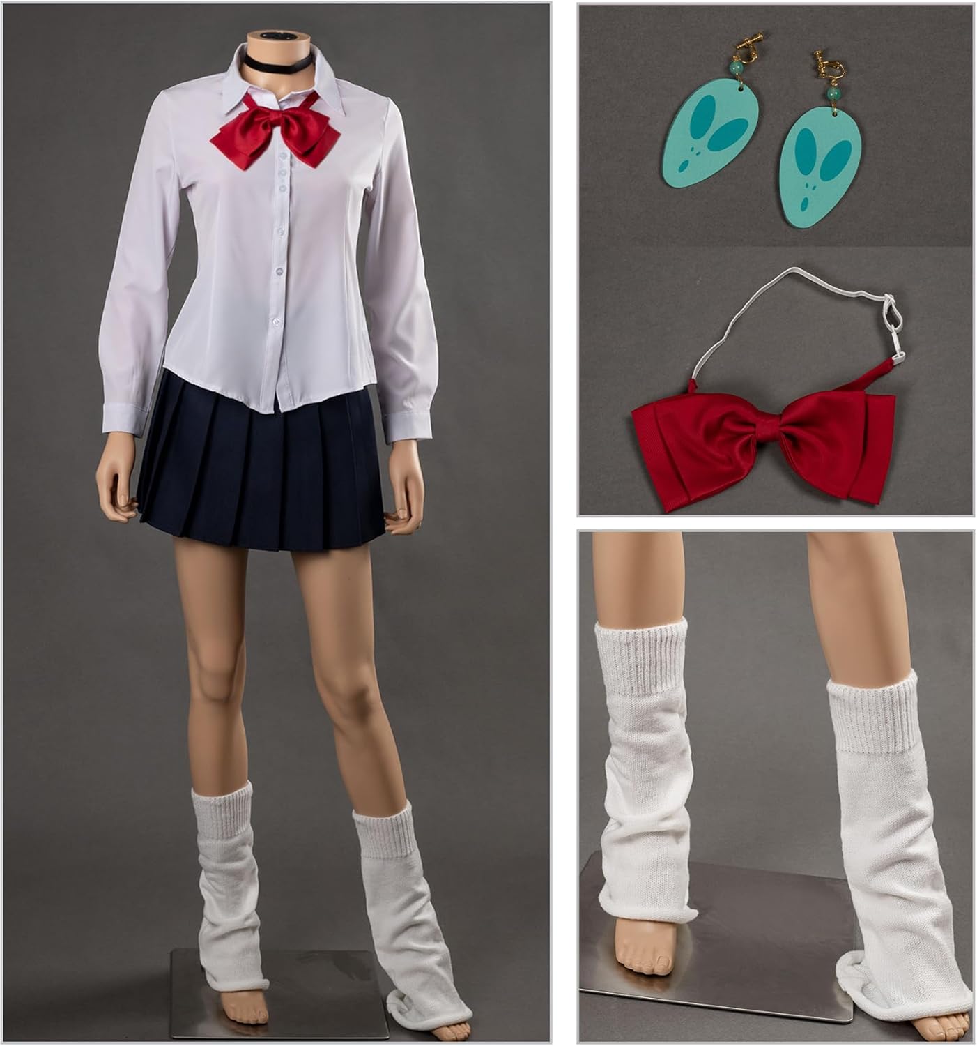 Cosfun Anime Ayase Cosplay Costume Womens School Uniform Sets Sweater Skirts Jk Uniform Outfit