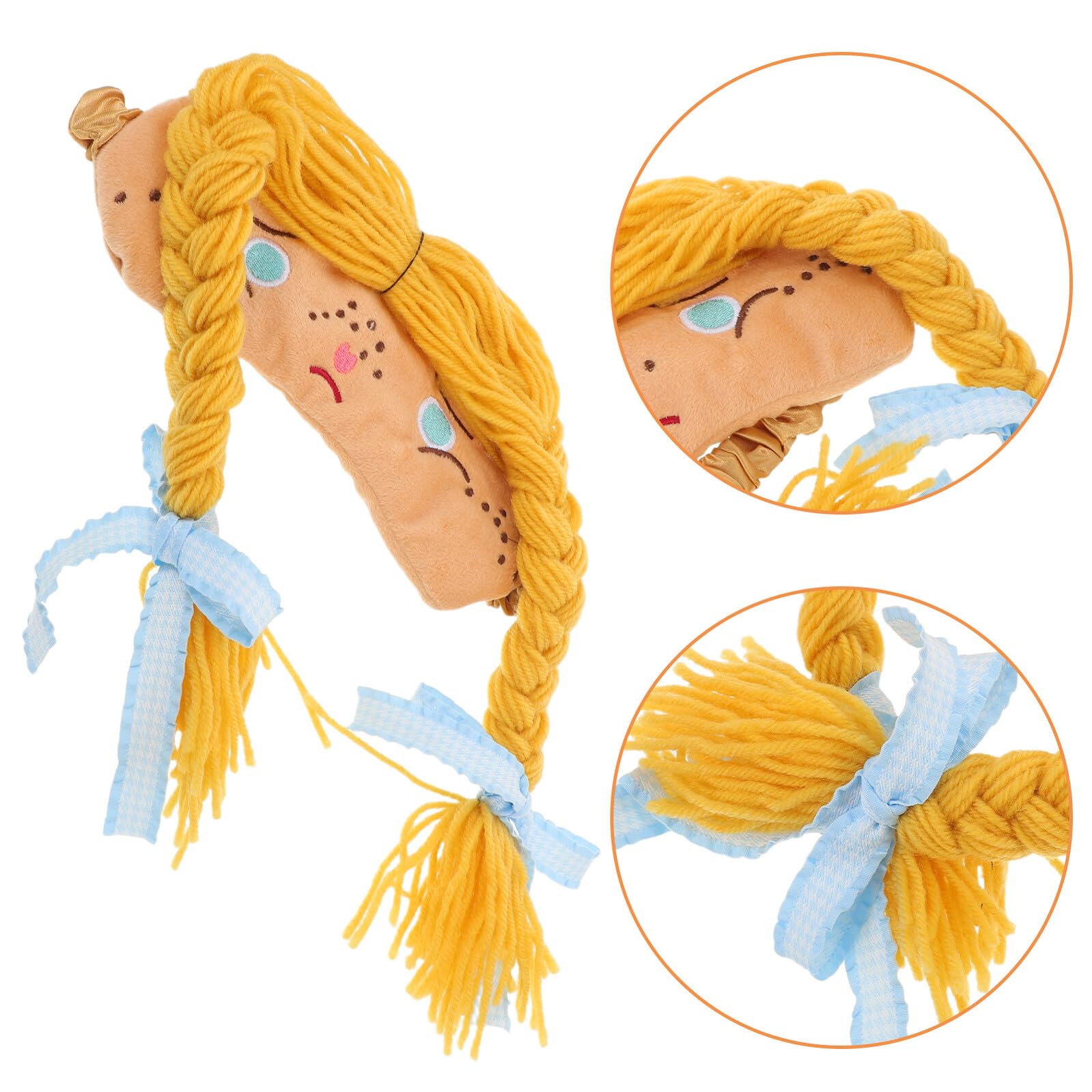 Angoily Masque de Sommeil pour Femme à Motif Cartoon Kawaii Bandeau Doux en Peluche Occultant pour Nuit et Voyage Masque Amusant Confortable pour Sieste en Avion