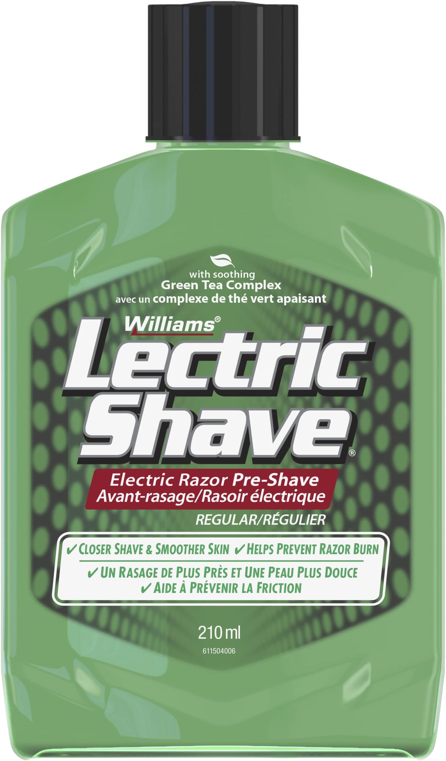 Williams Lectric Shave, Electric Razor Pre-Shave, Original, 210 mL