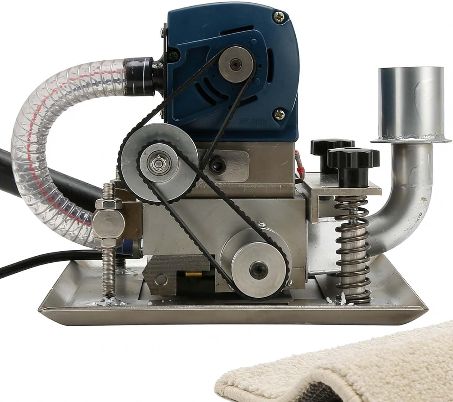 High-Efficiency Portable Carpet Trimmer, 500w Flat Rug Shearing Machine with 15000rpm & Depth Control, 3-Inch Blade for Handmade, Tufted Carpet Cleaning & Surface Leveling