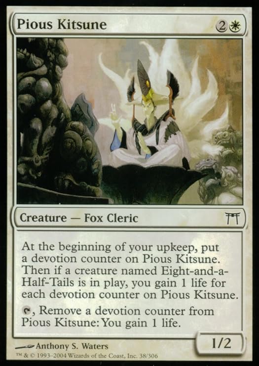 Magic the Gathering Pious Kitsune Champions of