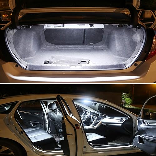 Miniatura 6 de TORIBIO 1.220 in 6000K blanco puro brillante interior luces de coche libre de errores CANBUS 3175 Festoon Dome luces De3021 De3175 bombillas LED