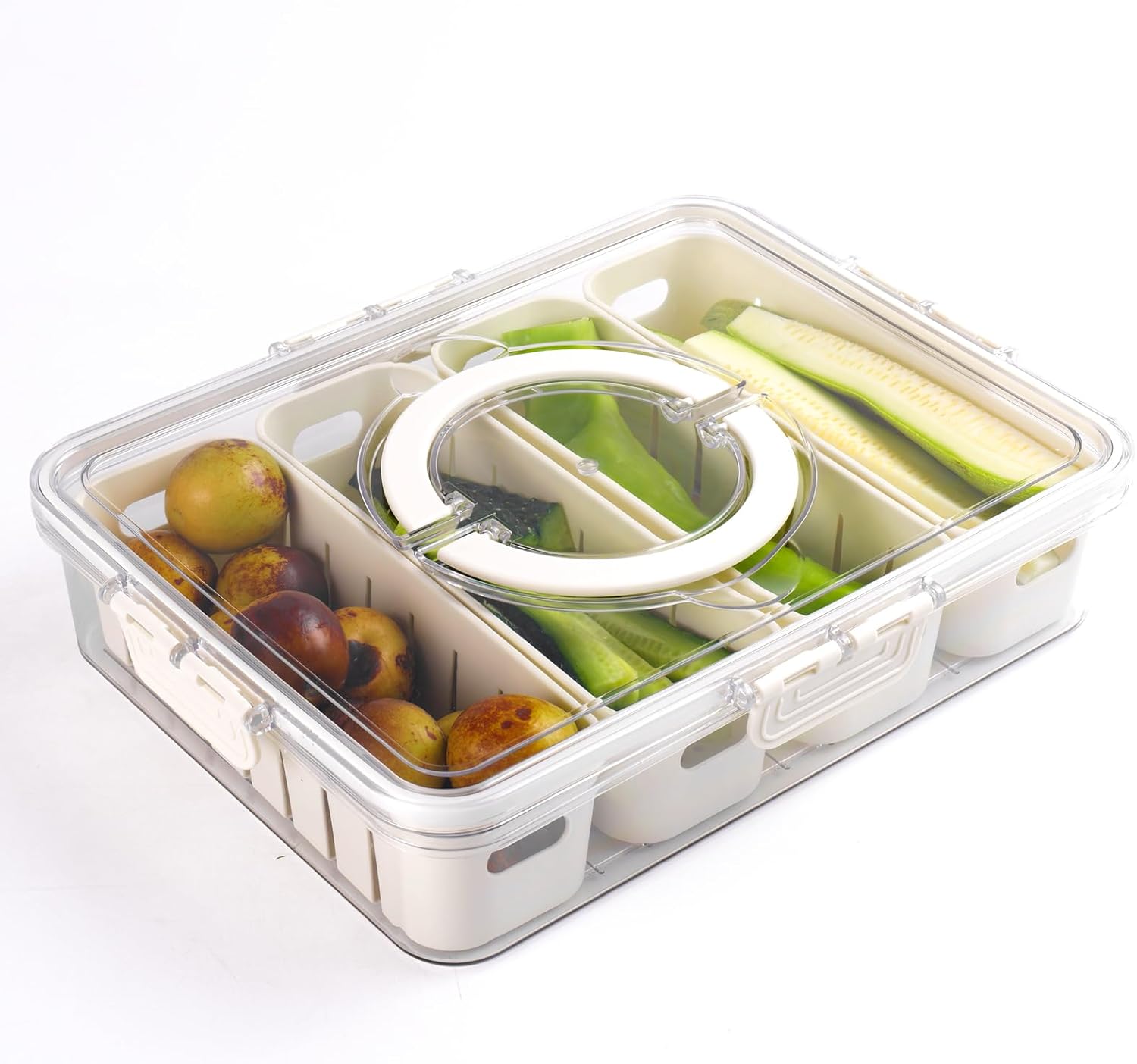 EPHOSHI Fridge Fresh Food Box,Thickened Fridge Food Storage Box,Snack