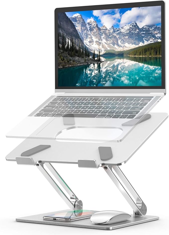 Laptop Stand, Ergonomic Adjustable Notebook Stand, Aluminum