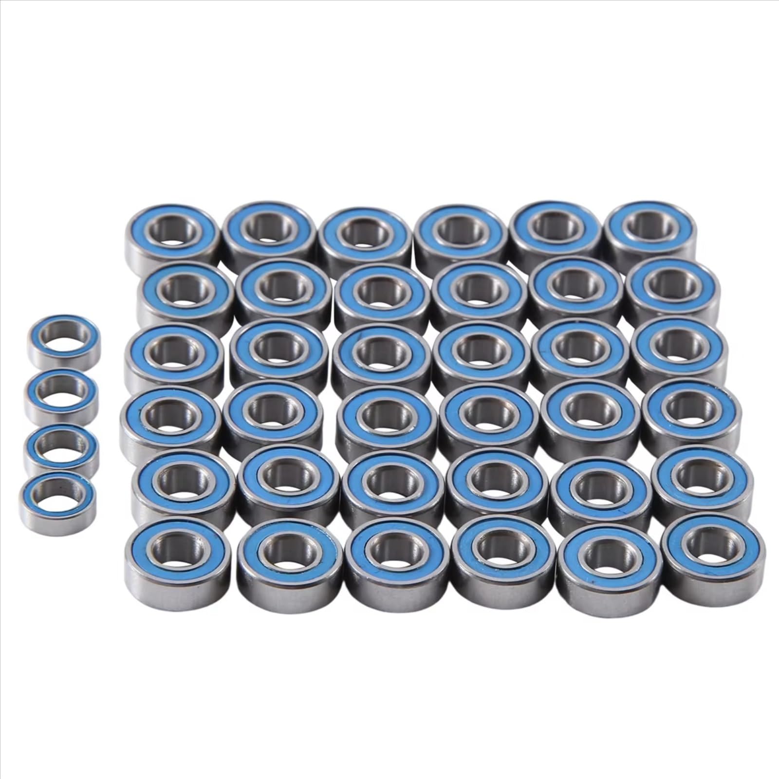 Rodamientos Bolas RC para Tamiya G6-01 Kit De 40 Rodamientos Sellados Piezas De Mejora para Coche RC Accesorios Piezas De Repuesto para Coche De Control Remoto