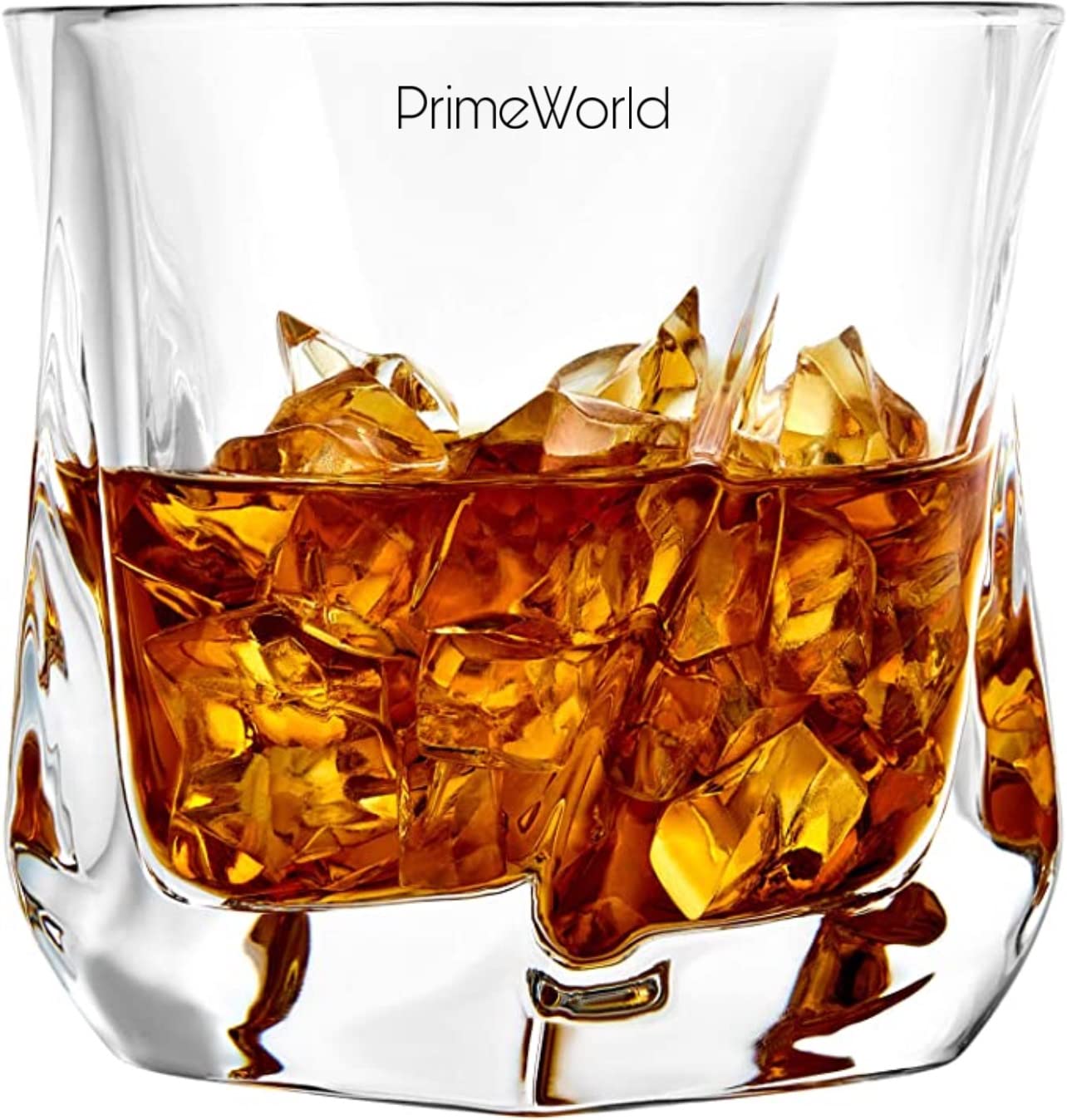 Crystal Whiskey Glasses Set - 6 Premium Tumblers -14